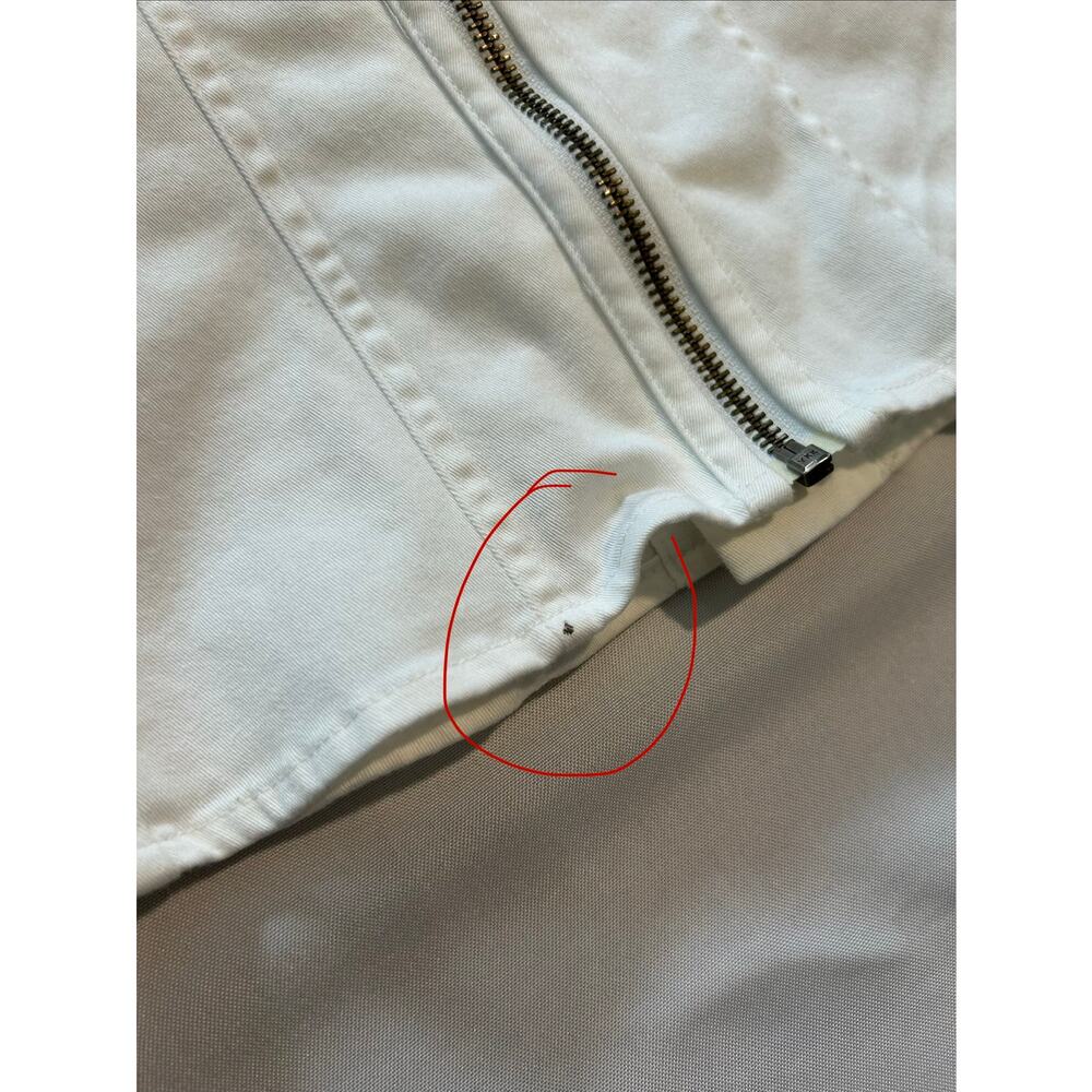 Harley Davidson Women's Zip Up Sleeveless Tank White Large - Picture 10 of 10